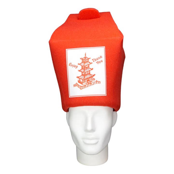 Kinesisk takeout-kassehue for engroshandel hos Foam Party Hats