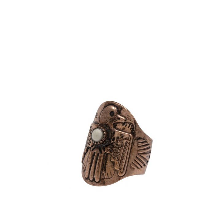 anbfashion - Vente Bague de cocktail/de cérémonie - MANCHETTE EN FORME D'OISEAU TRIBAL C02-015-SR0271