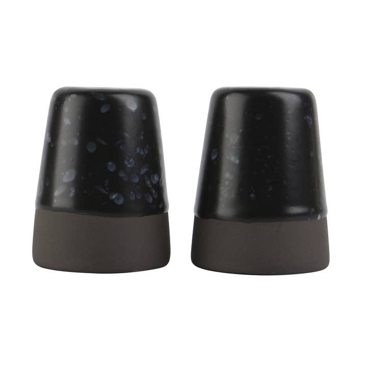Raw Nordic Black - Salt/Pepper Set 1 Set for wholesale by Aida A/S