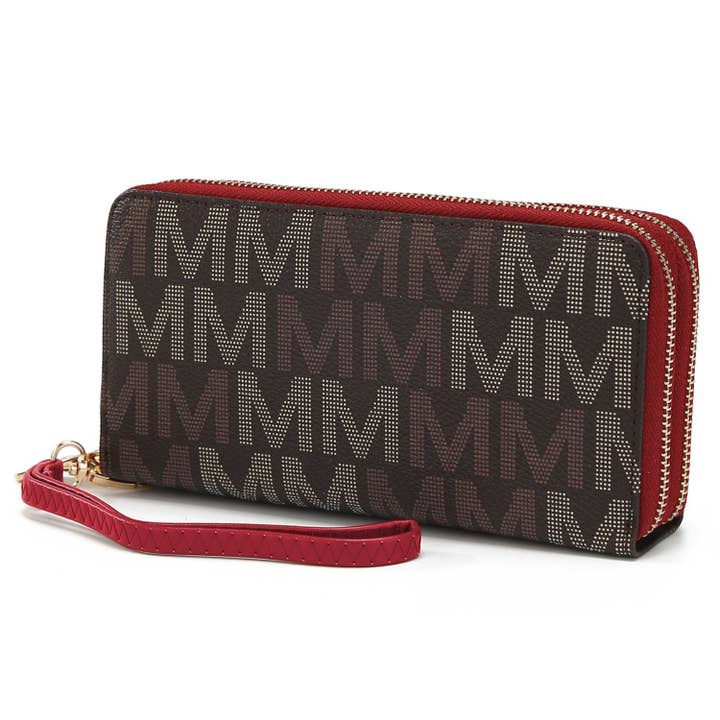 MKF Collection – Carteira - Mulher por atacado – Bolsa de Pulseira Hofstra M Signature Wallet para Mulher da Mia K3