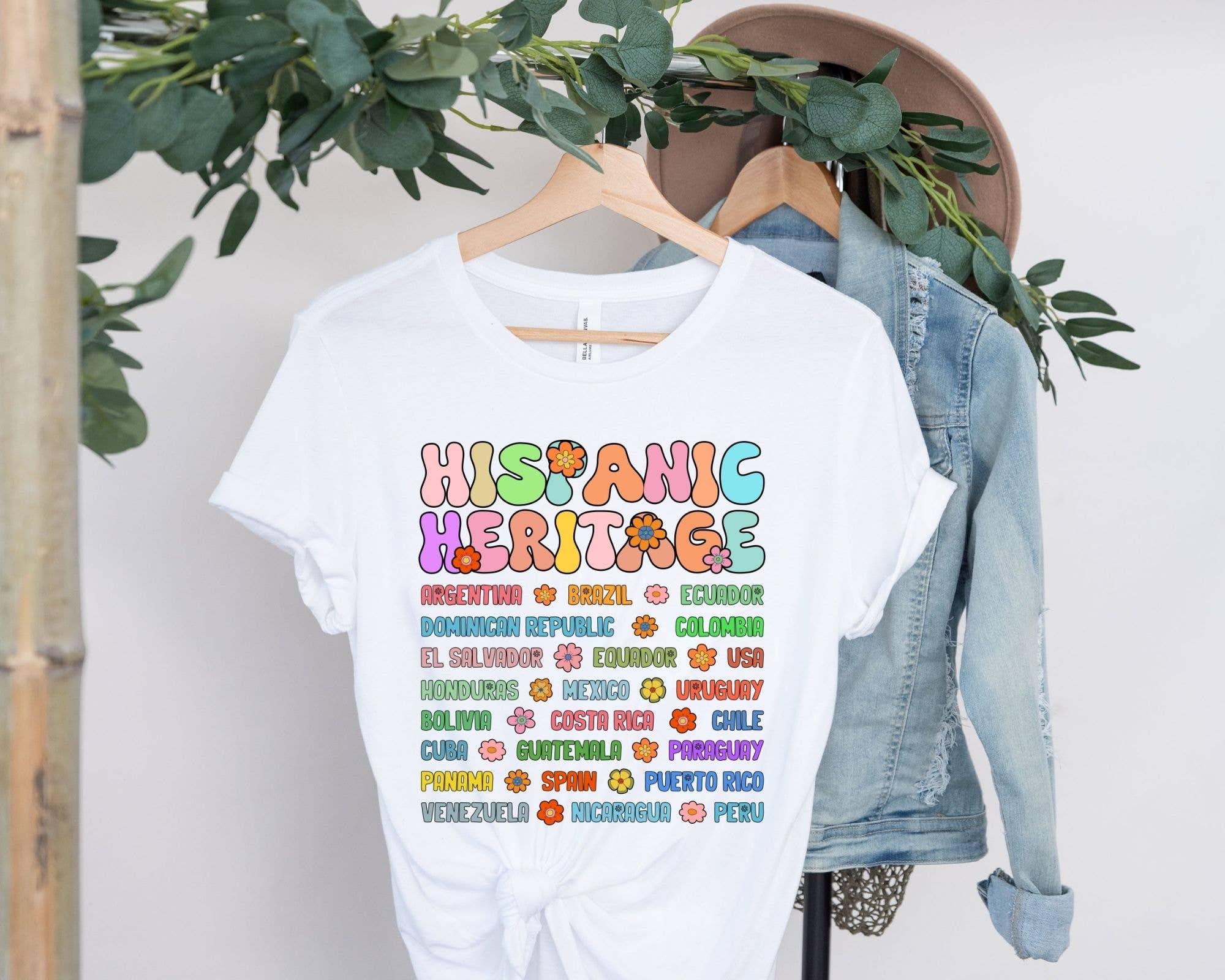 Vivtrek - Wholesale Screen Printed T-Shirt - Women's - Hispanic Heritage Country Latino Heritage Month Shirts4