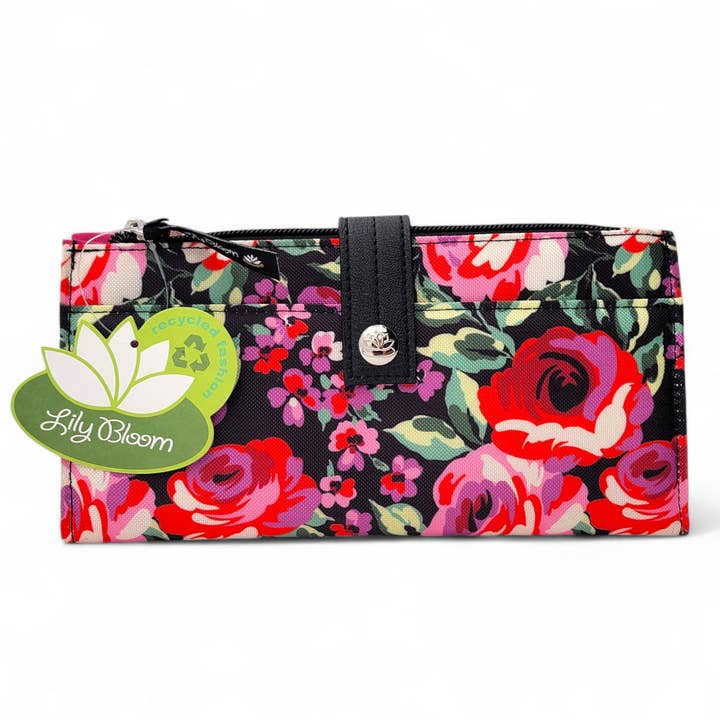 Lily Bloom Romantic Rose Travel Wallet & ID Case for wholesale by Crover