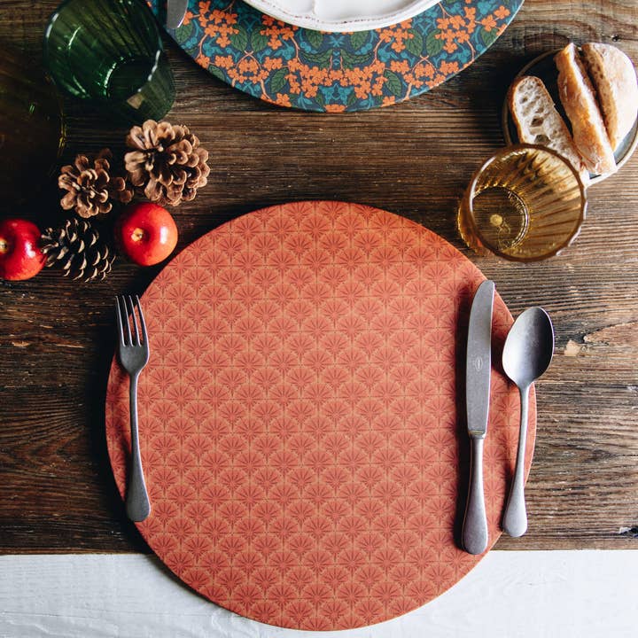 Misalù - Dress up your table - Wholesale Placemat - Rouge Mosaic Charger Plate - Agnes Collection