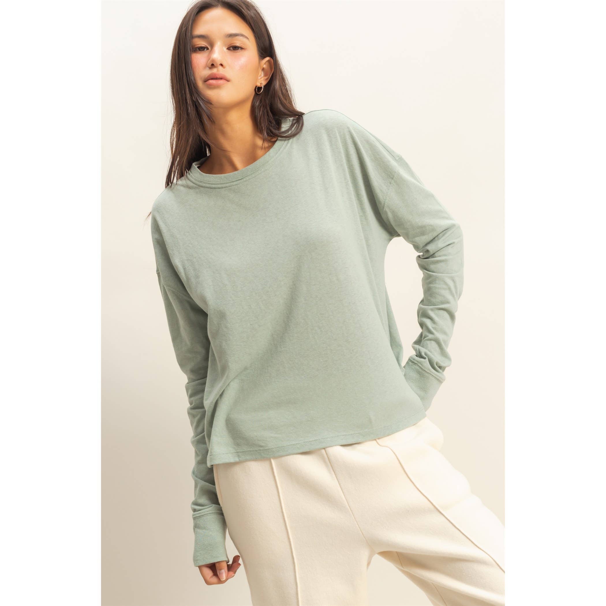 HYFVE – Engroshandel Skjorte - Dame – Langærmet T-shirt med rund hals17