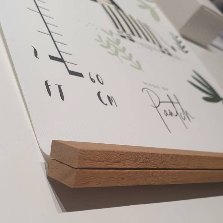 Made By Paatch – wholesale Tillväxtdiagram - Barn och baby – Djungeldjur Höjddiagram för barn