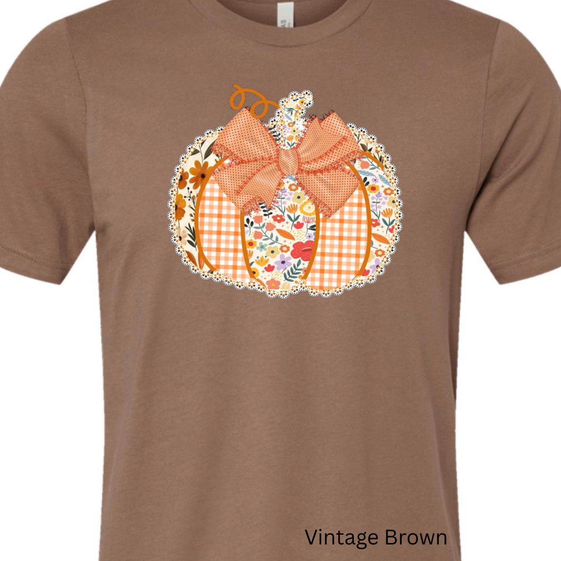 Kiki's Boutique - Wholesale T-shirt met print - Dames - Ditsy Bloemen Pompoen T-shirt5