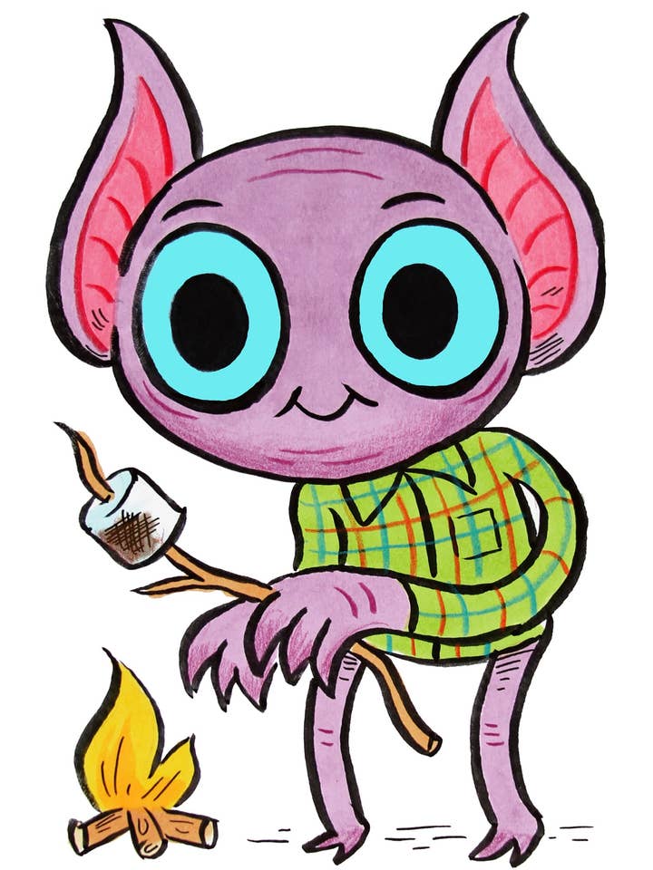 Stampa 5x7 "Goblin di Hopkinsville" per la vendita all'ingrosso da parte di Jellykoe