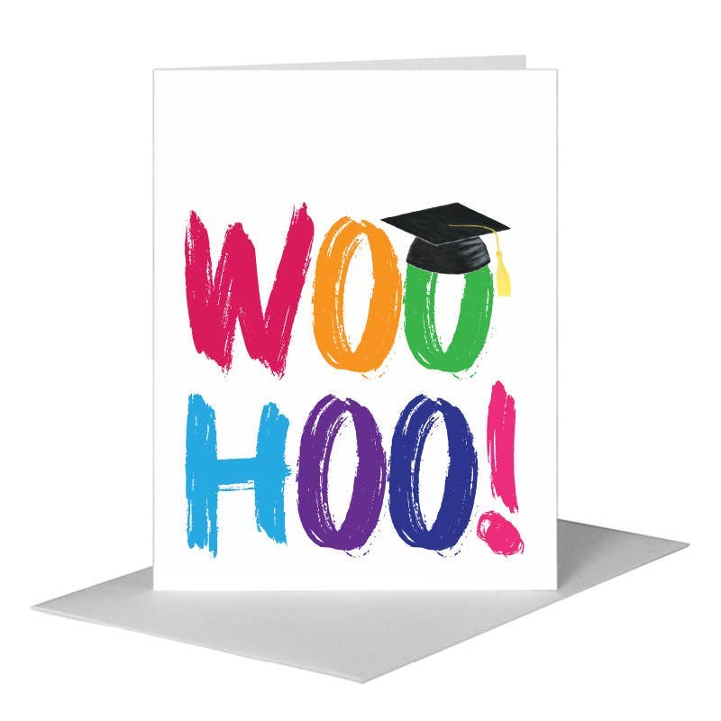 Printed Canvas - Wholesale Graduation Card - Woo Hoo, Greeting Card (#8456KA)0