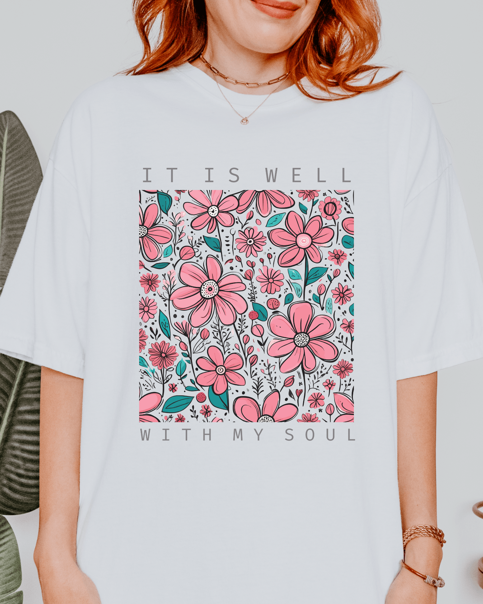 Swain Co. - Wholesale Screen Printed T-Shirt - Women's - It Is Well With My Soul Graphic  T-shirt1