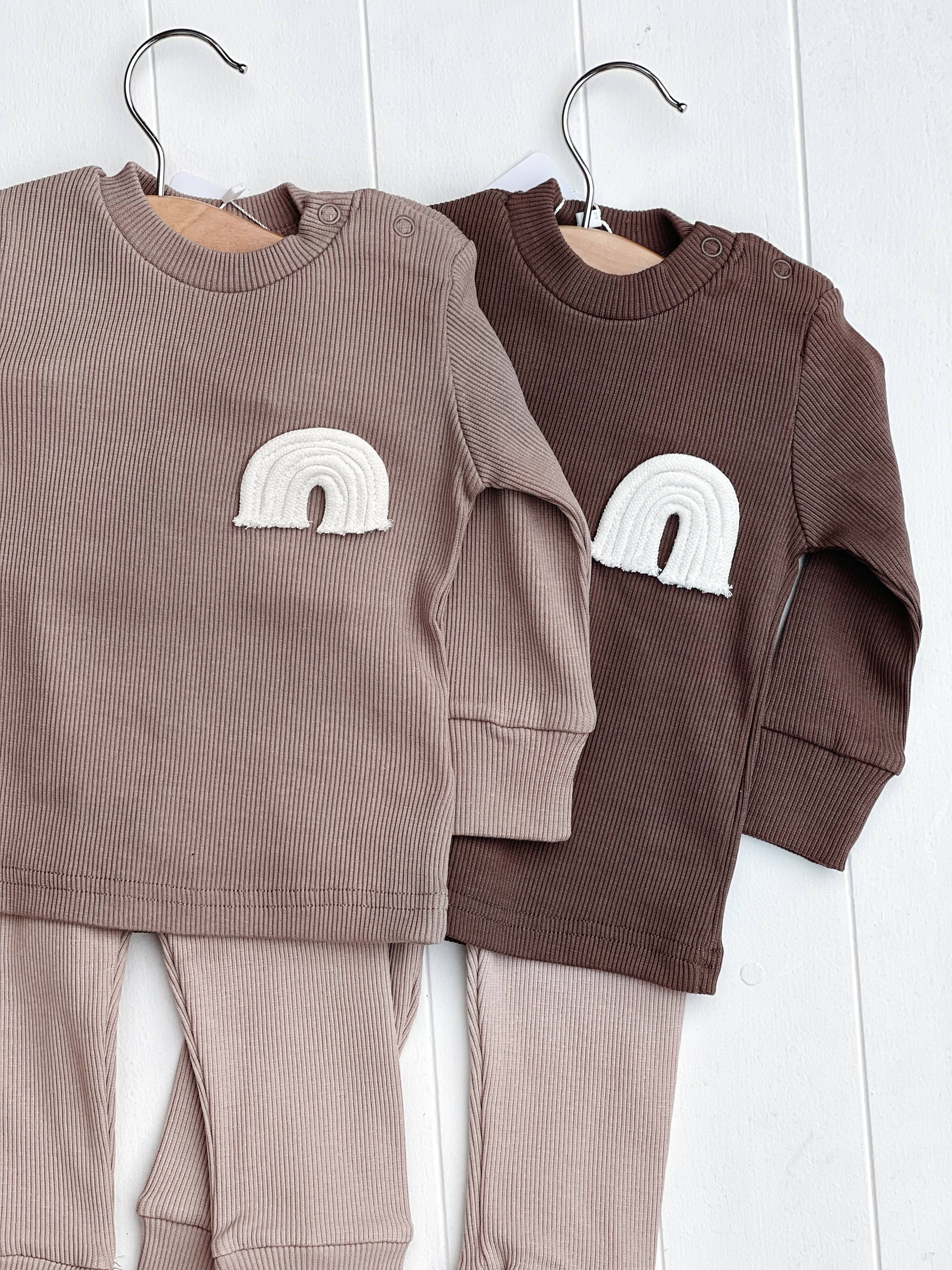 Ada Baby - Vente Ensemble de vêtements – bébé - Ensemble bébé côtelé Ada Baby0