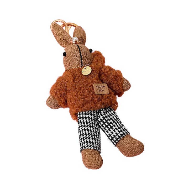 Sensibling Corp. – wholesale Keychain – Women's – Stylish Bunny Plush Doll Keychain / Bag Charm4