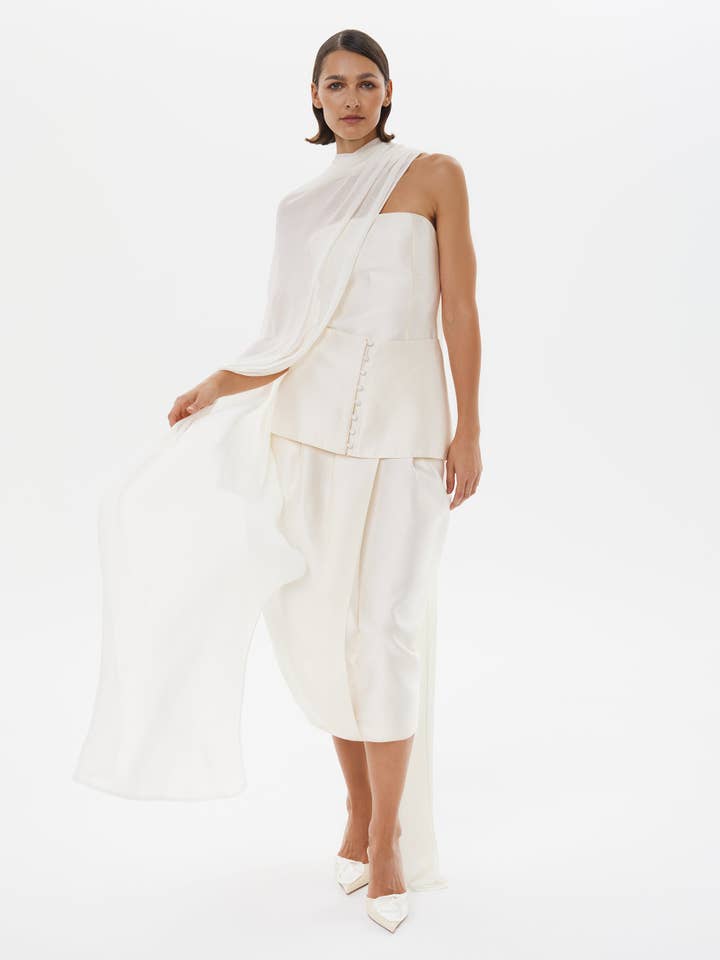 La Cape Mémoire en Blanc pour la vente par Alas