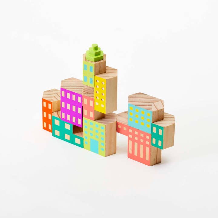 Areaware - Wholesale Wood Toy - Kids - Blockitecture - Deco2