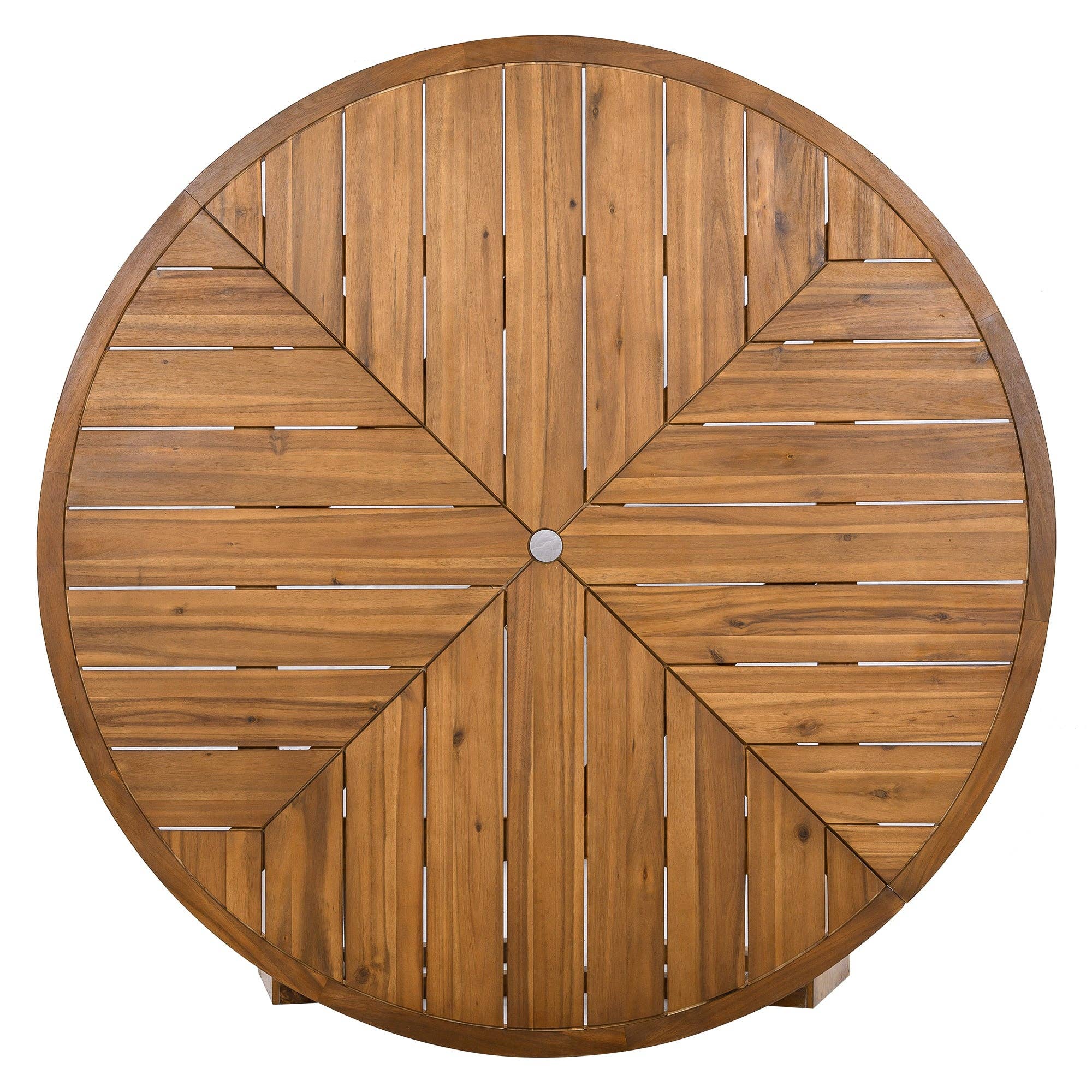 HOMYCASA DESIGN INC - Wholesale Patio Set - 5-Piece Outdoor Patio Dining Set Acacia Wood with Four Armchairs and Table, Beige22