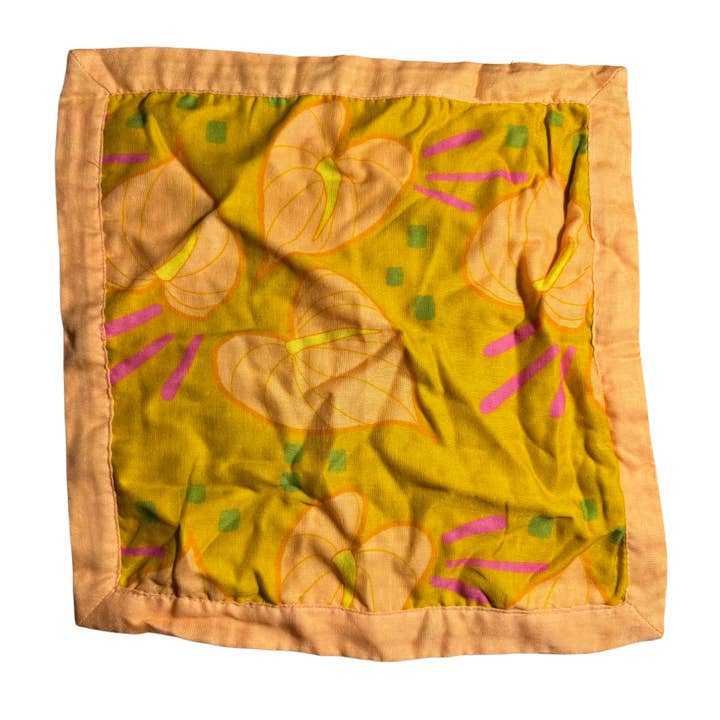 Muslin Security Blanket - Anthurium Dreams for wholesale by elli-o HAWAII