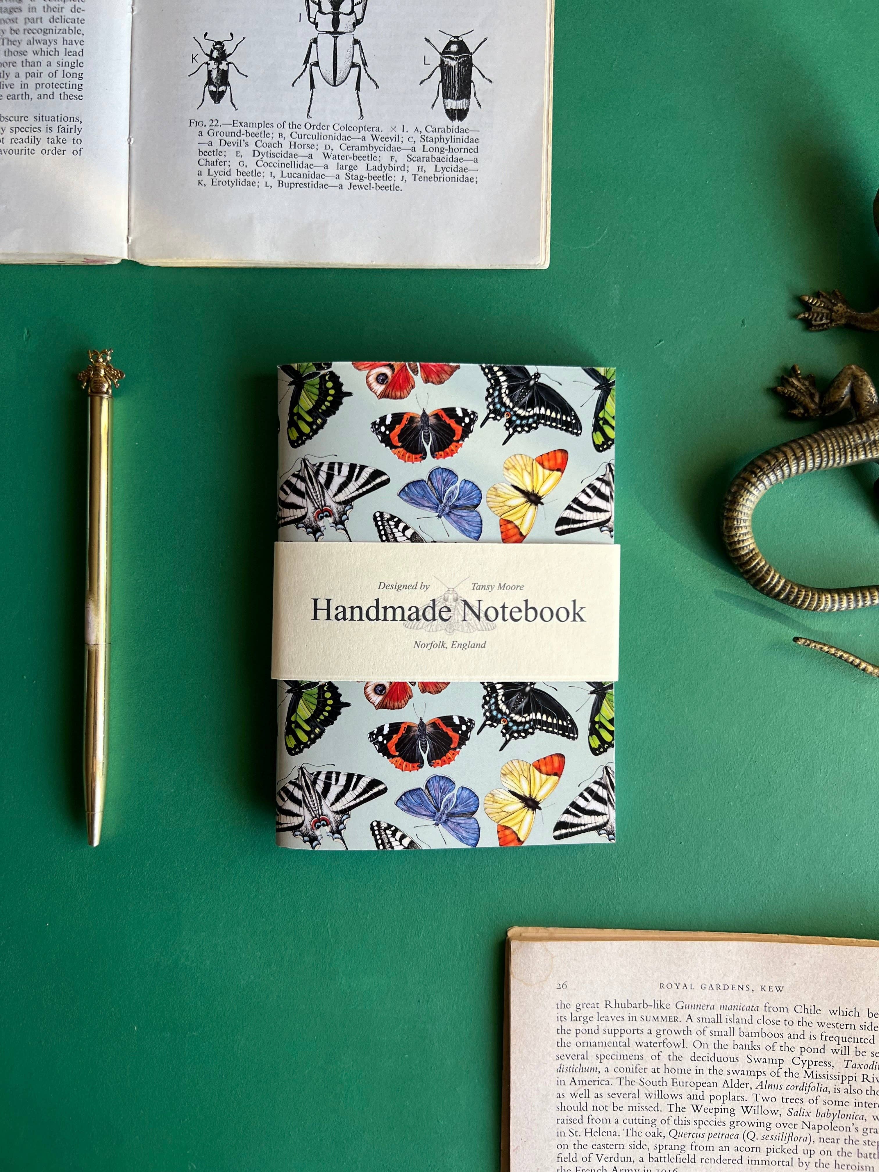 Tansy Moore – wholesale Notebook – Butterflies Pocket Notebook0