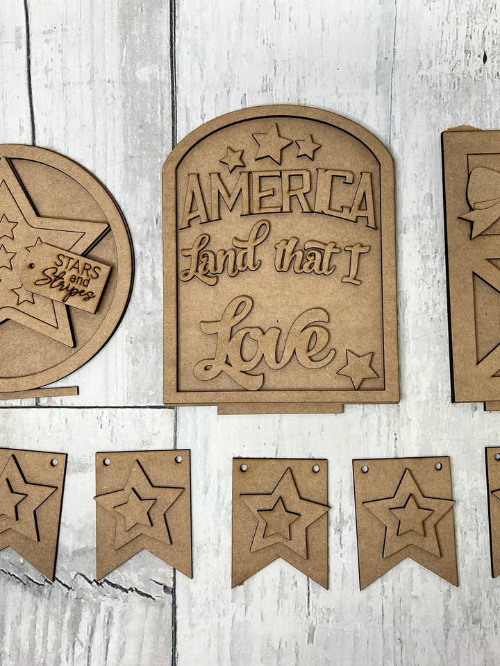 July Land that I love kit Interchangable Kit for benches for wholesale by Rustic Home Co LLC