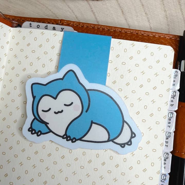 SNORLAX - MARQUE-PAGE MAGNÉTIQUE - ÉDITION LIMITÉE POKÉMON pour la vente par AubrielBoutique