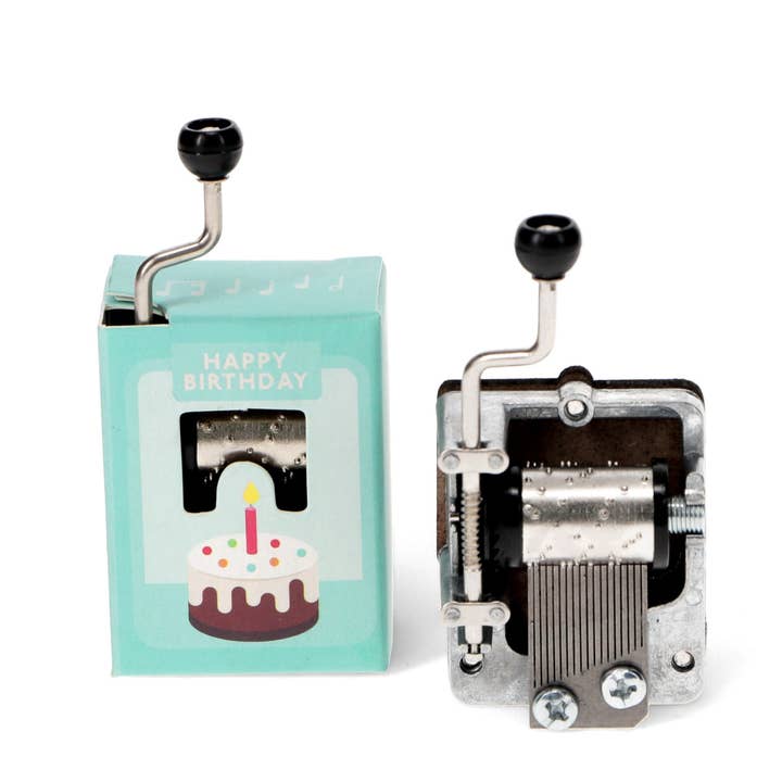 Rex London UK - Wholesale Music Box - Kids & Baby - Hand-Crank Music Box (Assorted) - Happy Birthday