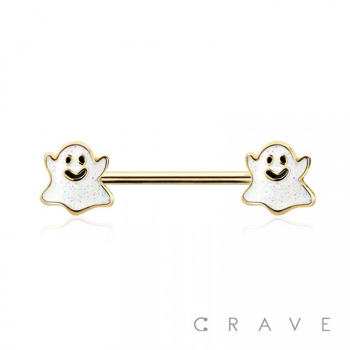 CRAVE – Großhandel Brustwarzenpiercing – LITTLE GHOST NIPPELPIERCING5