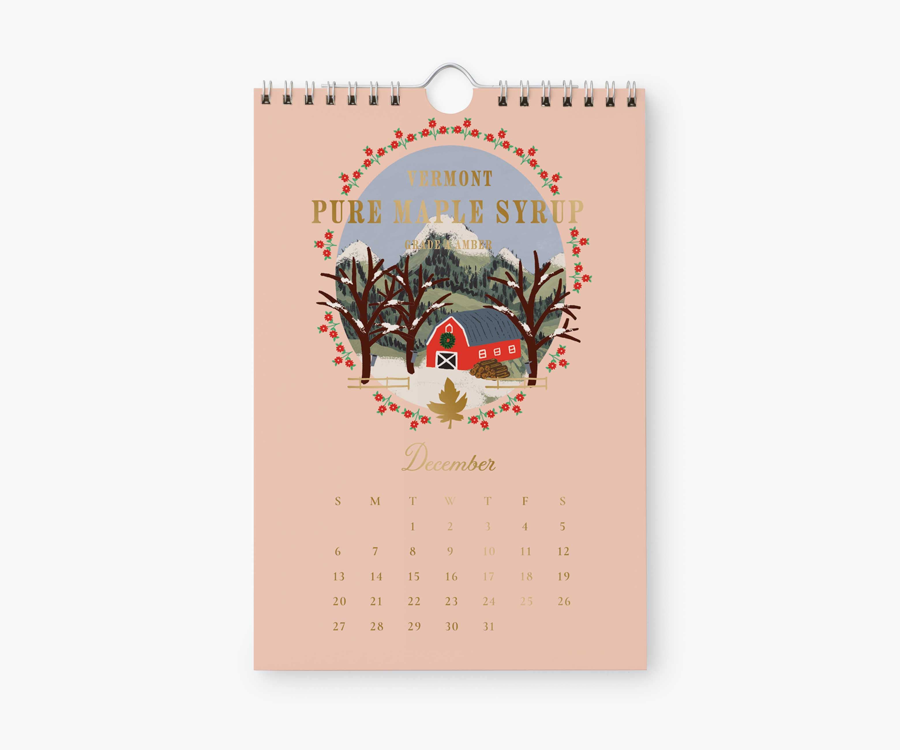Rifle Paper Co. - Wholesale Calendar - 2026 Country Farm Kitchen Calendar (6x9)5