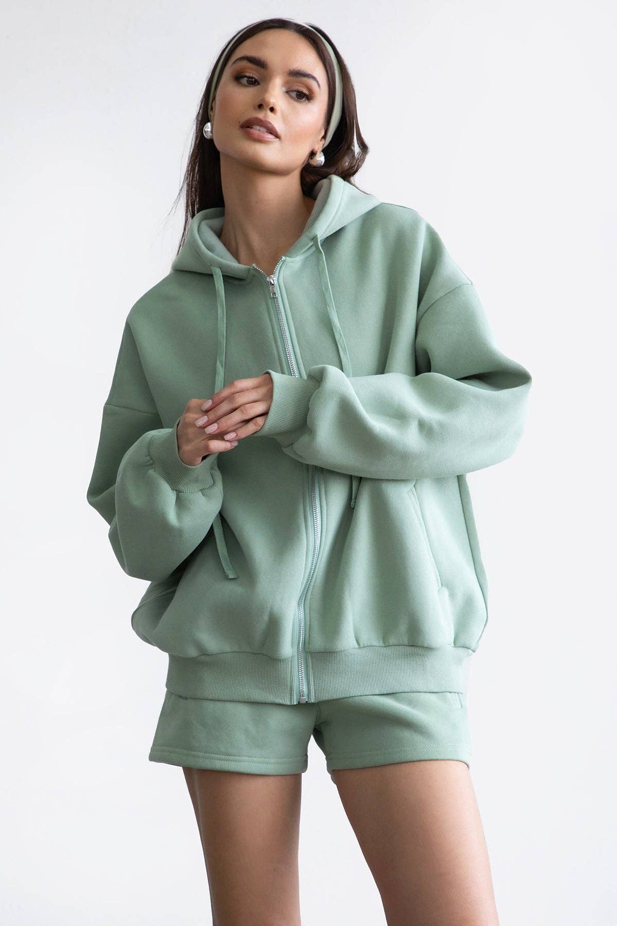 TICTOC - Wholesale Hoodie - Women's - Plus Size Oversized Loose Fit Hoodie TH29489X9