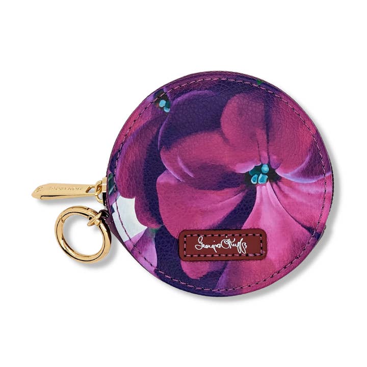 Georgia O'Keeffe Petunia Round Zipper Case for wholesale by Monarque
