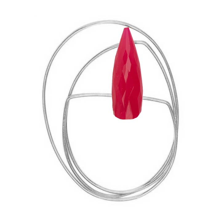 Double Wrap Ring with Bullet Gems for wholesale by Melissa McArthur - Jewellery Made in London