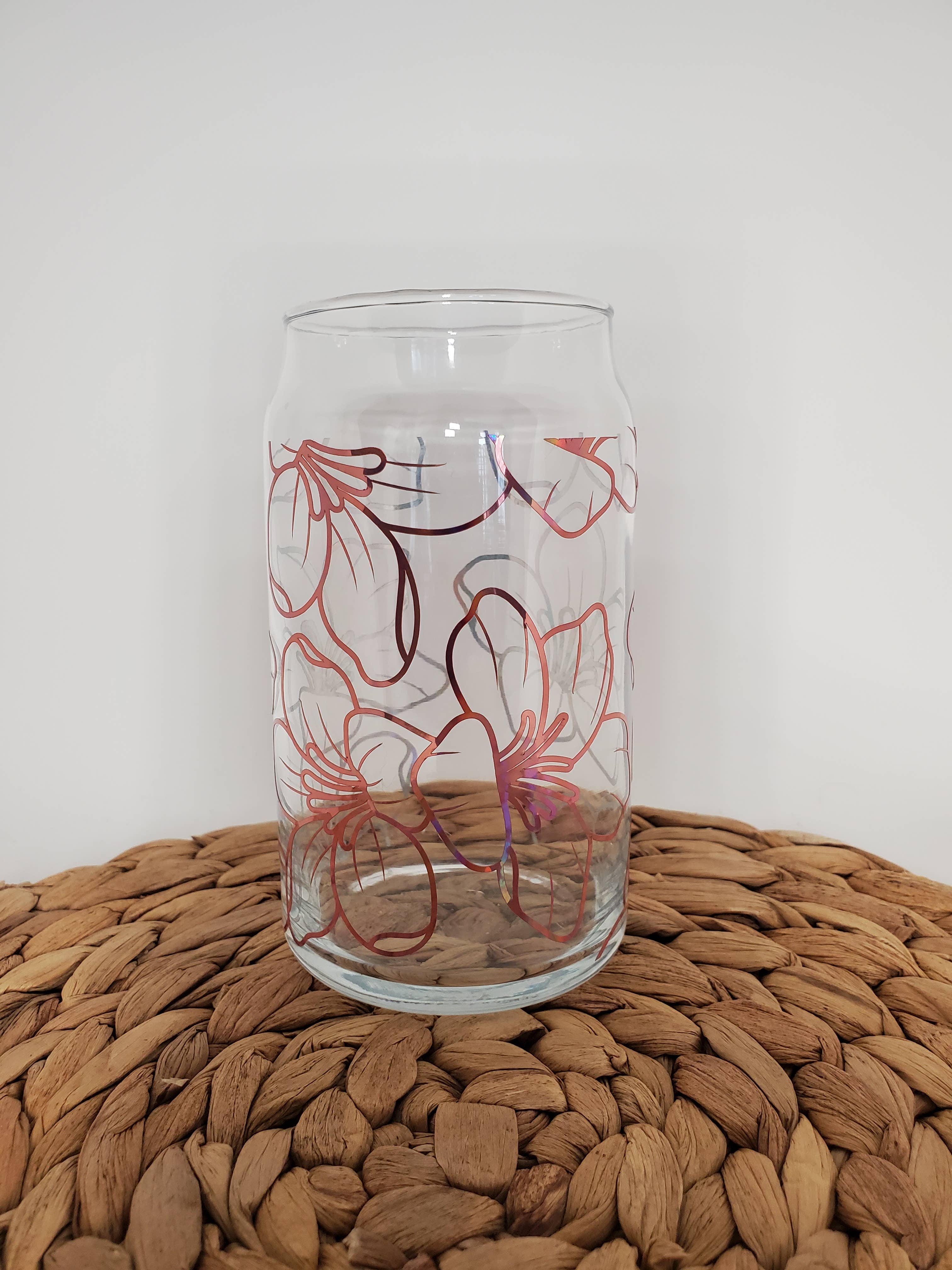 Homemade by Hunt - Wholesale Drinkglas/beker - Holografische glazen glazen beker1