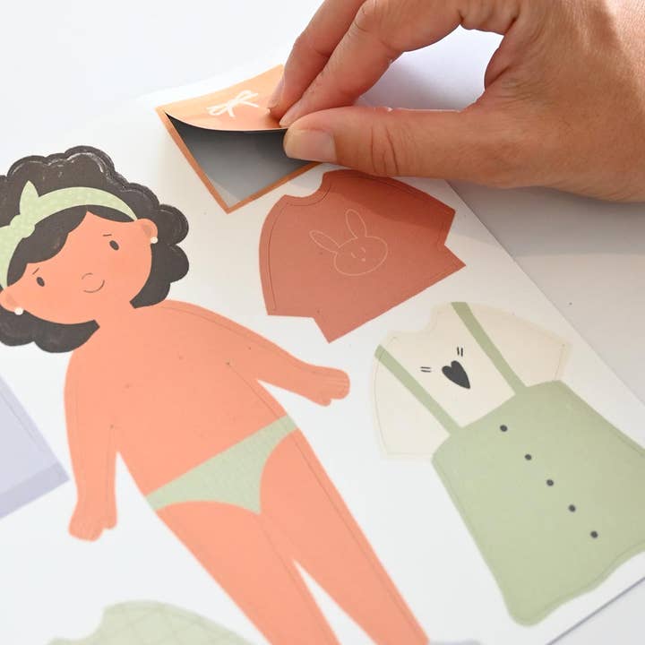 Ferflex - Wholesale Magnet - Kids & Baby - MAGNETIC DOLL - FIGURE TO DRESS UP - GIRL1