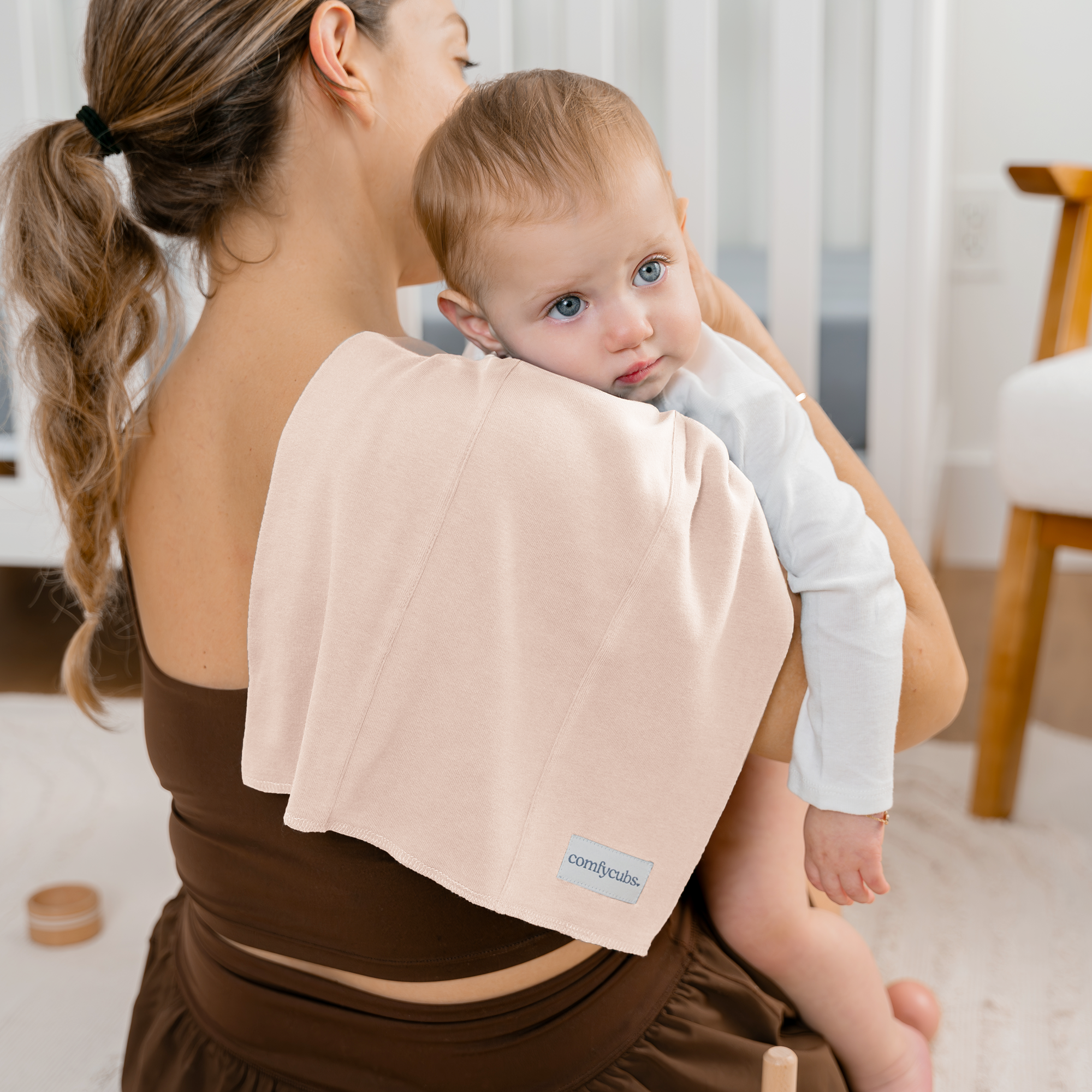 Comfy Cubs - Wholesale Burp Cloth - Baby - Baby Burp Cloths Set, Large 6-Layer, 100% Cotton Comfy Cubs2