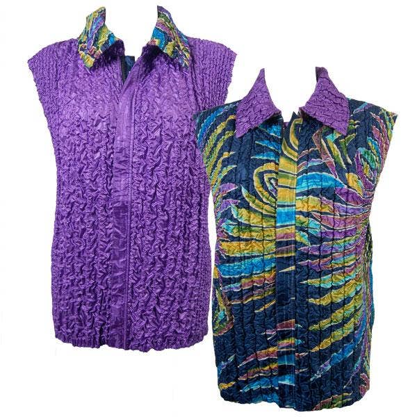 The Magic Scarf Company - Wholesale Outerwear Vest - Women's - 4537 - Quilted Reversible Vests22