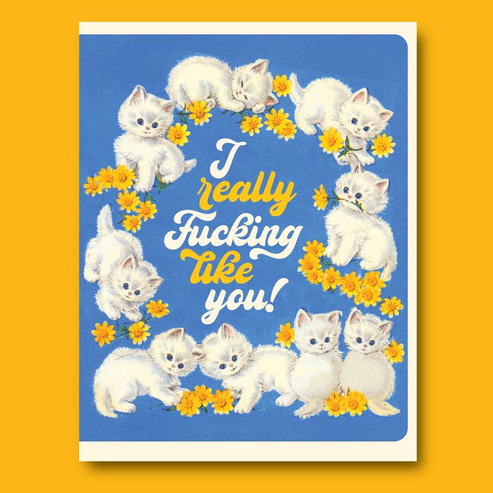 VRAIMENT AIMER LES CHATONS ! BLEU pour la vente par offensivedelightful