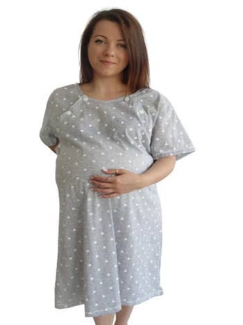 Bamboobies Nursing Tank Top, Maternity Clothes for Breastfeeding, Gray,  Small