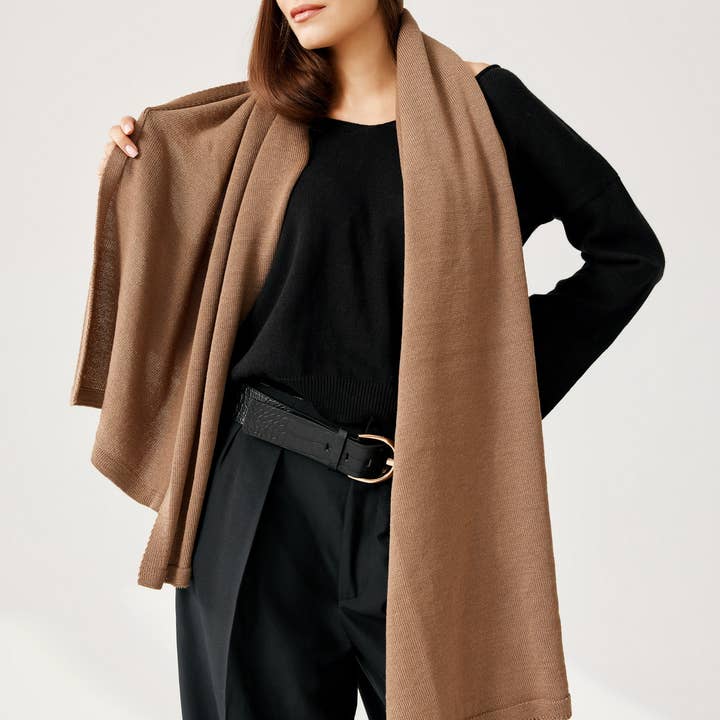 Ander - Wholesale Scarf – Women's - Scarf Penelope 100% merino wool 170x60cm- 4 colors!4