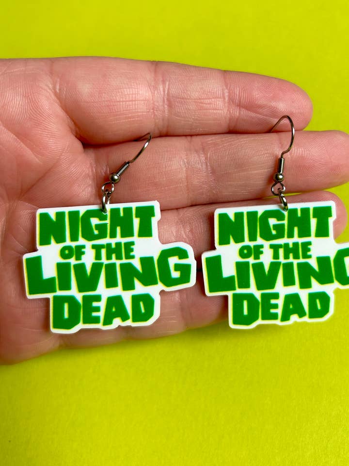 Orecchini horror La notte dei morti viventi Orecchini Halloween per la vendita all'ingrosso da parte di Alien Bratz