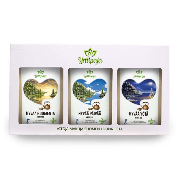 Yrttipaja Dawn to Dusk - Herbal tea selection 60g for wholesale by Yrttipaja