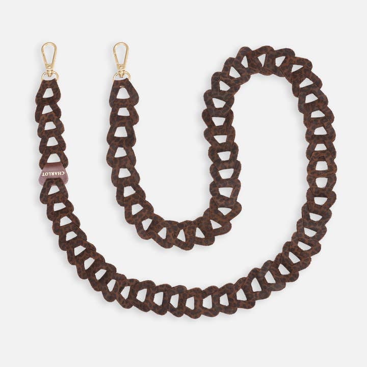 Mel Læder Lang - Mørk Leopard for engroshandel hos CHARLOT · Paris