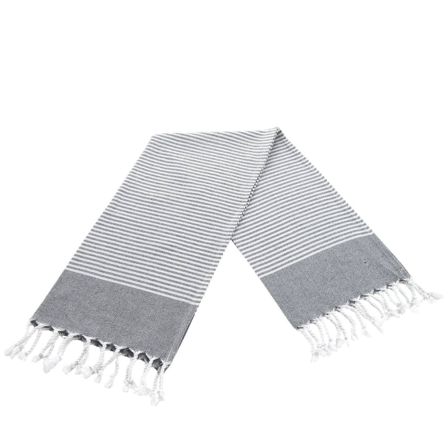 Barooga - Wholesale Hand Towel - Striped Turkish Hand Towels (Set of 3) 18 x 38 Inches6