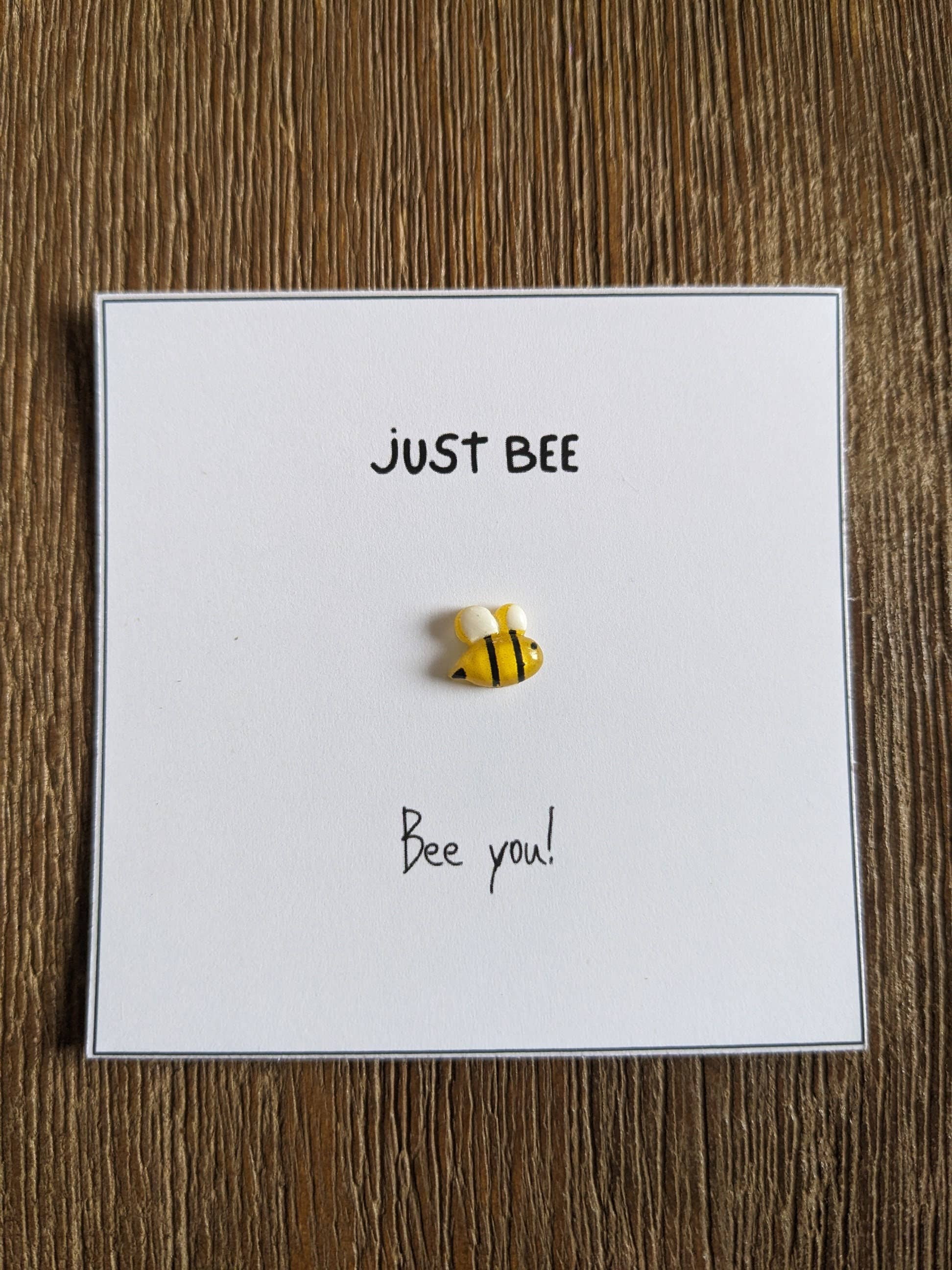 Uplifted Ink - Wholesale Encouragement Card - Just Bee You Mini Keepsake Card with Personalized Message6