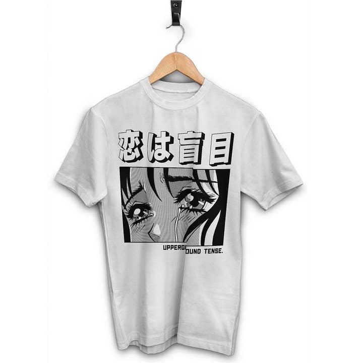 Camiseta unissex anime Sad Girl por atacado de Upperground Tense