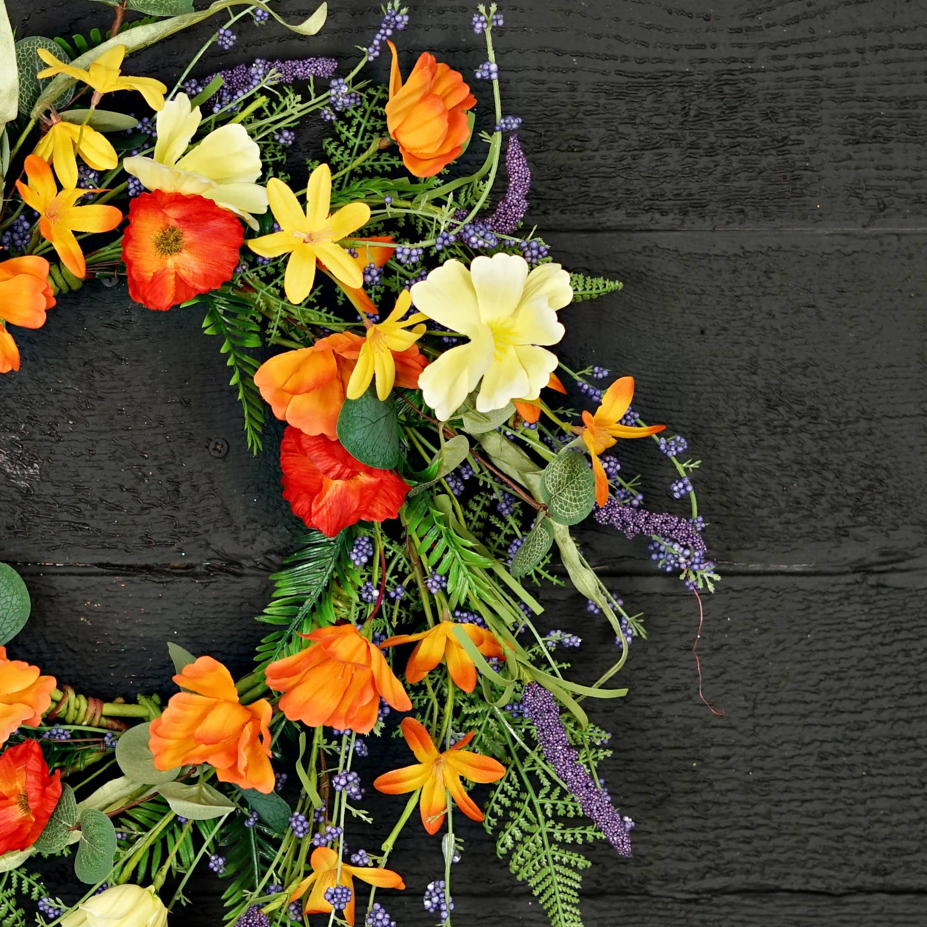 Impressive Enterprises, Inc. - Wholesale Wreath - 27373 - 16in Wreath(6.5)-Summerside Florals-7