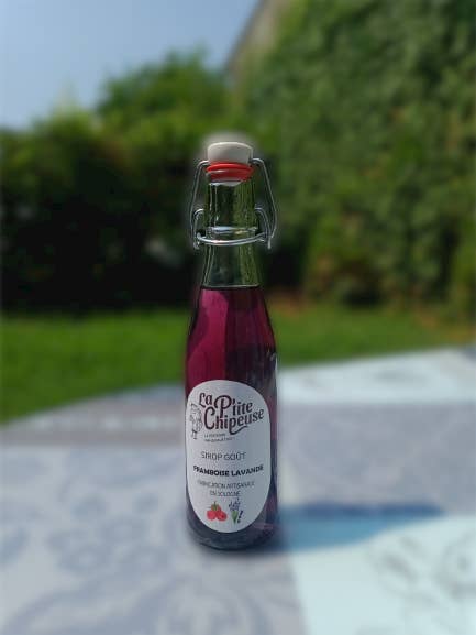 RASPBERRY LAVENDER Syrup for wholesale by La P'tite Chipeuse