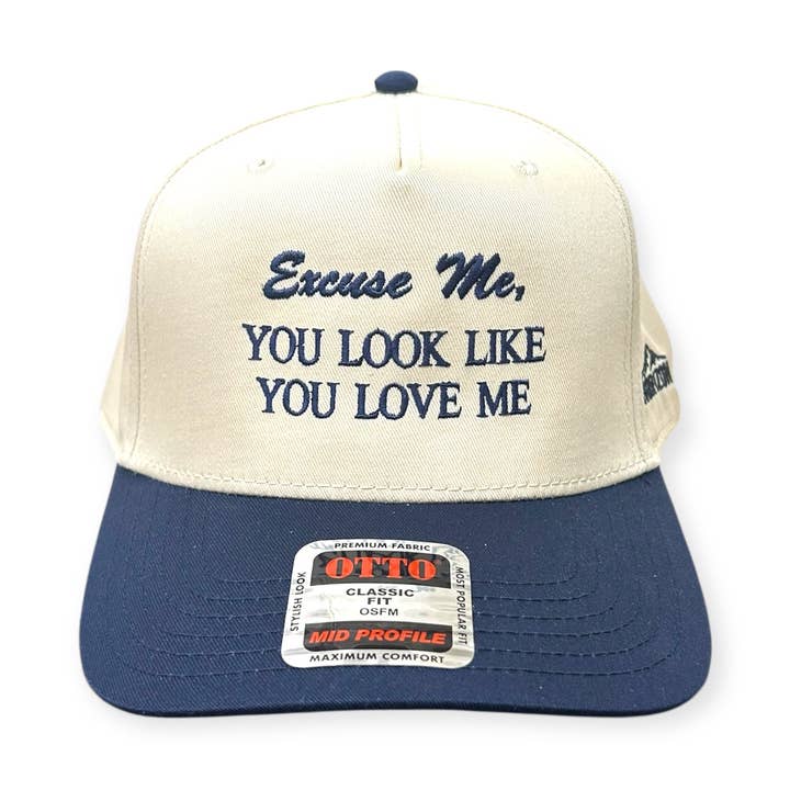 Excusez-moi, vous avez l'air de m'aimer chapeau brodé - Différents styles pour la vente par Horizon Hat Co.