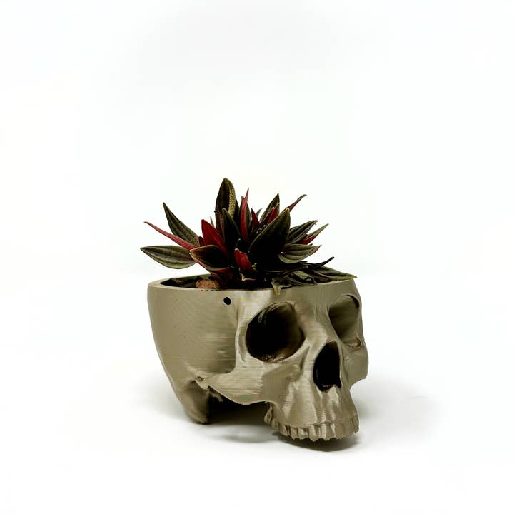 Faux Theory Design - Wholesale Hanging Planter - 3D Printed Hanging Skull Planter7