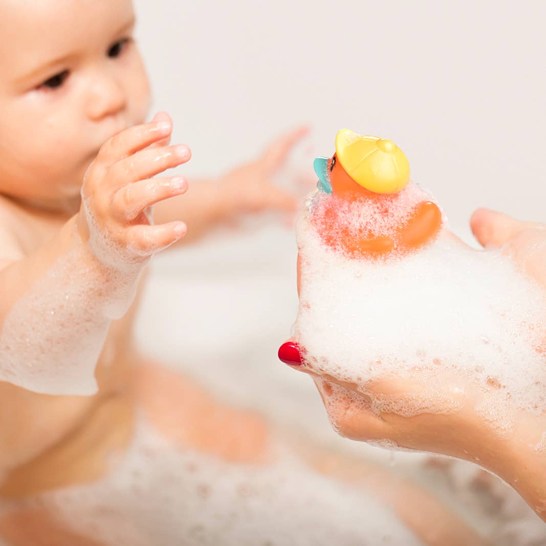 Fun Little Toys - Vente Jouet pour le bain – bébé - 12 œufs de Pâques avec canard en caoutchouc pour bain, jouets pour bébés et enfants6