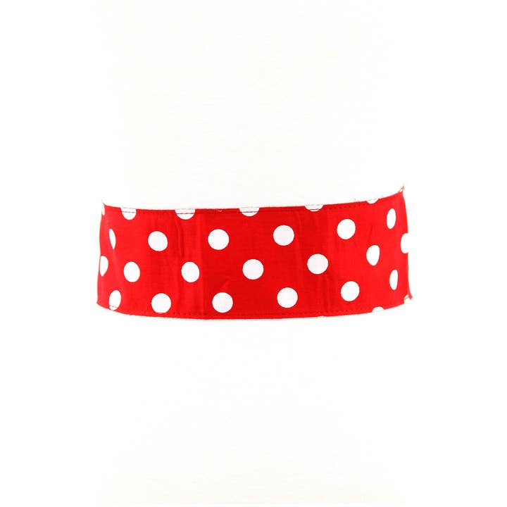 COMECO INC - Wholesale Belt – Women's - Polka Dots Cotton Soft Belt3