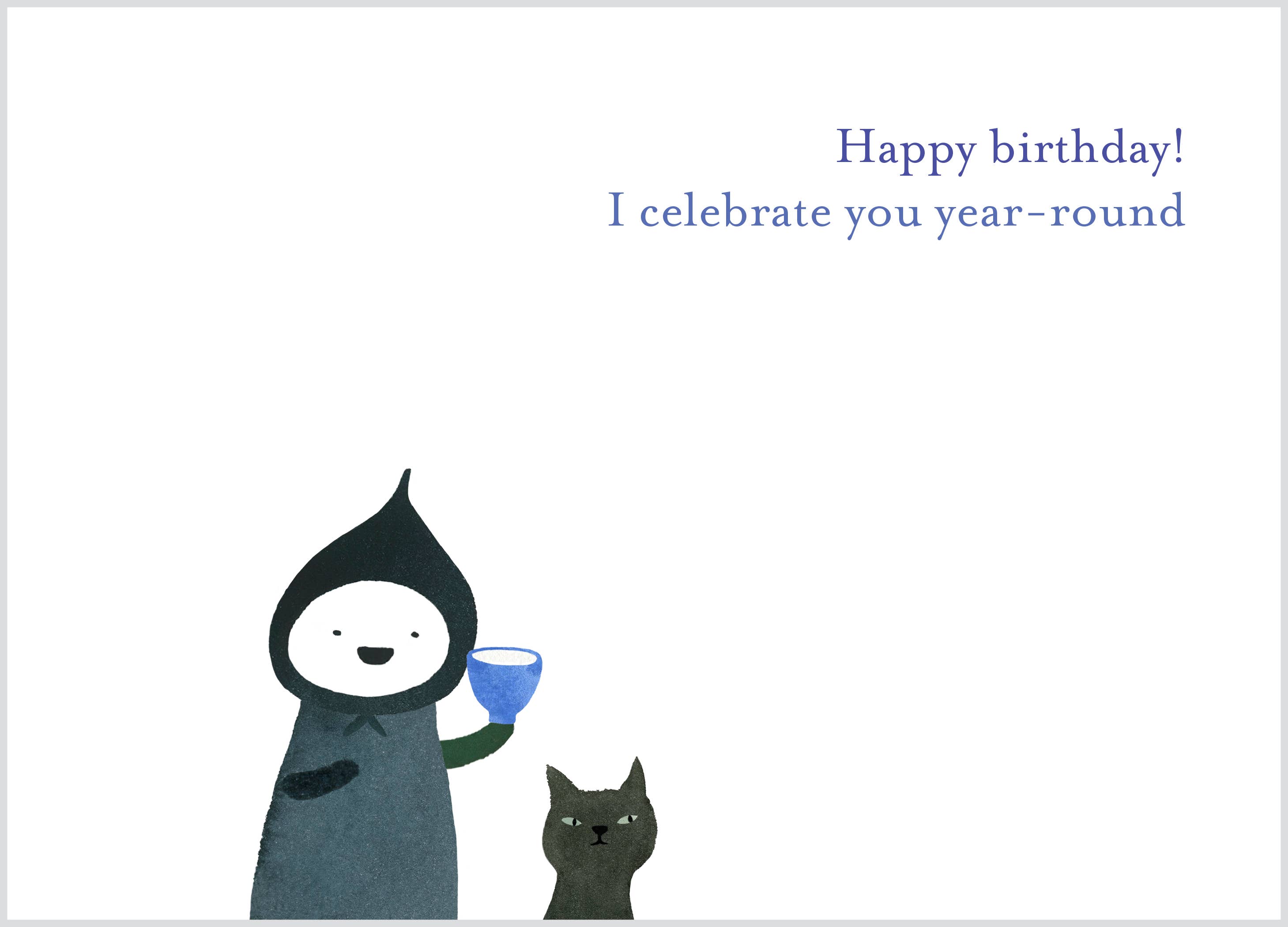 Fomato – postal de parabéns por atacado – Cartão de aniversário bebendo1