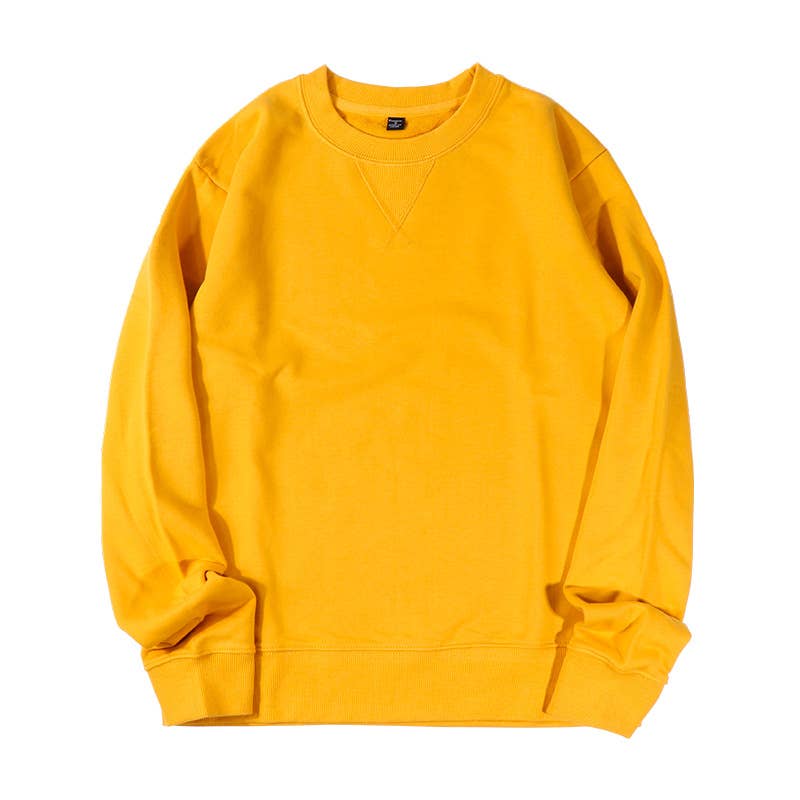 Rosa Clothing - Wholesale Sweatshirt - Women's - Athleisure loose fit plain cotton crewneck Sweatshirt8