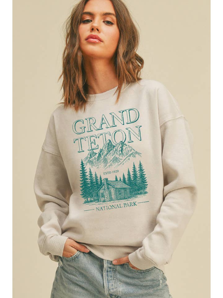 Honestee - Wholesale Graphic Sweatshirt - Women's - Grand Teton Graphic Sweatshirt7